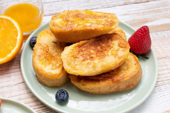 Torrijas en freidora de aire
