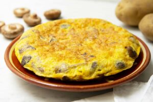 Tortilla de champiñones