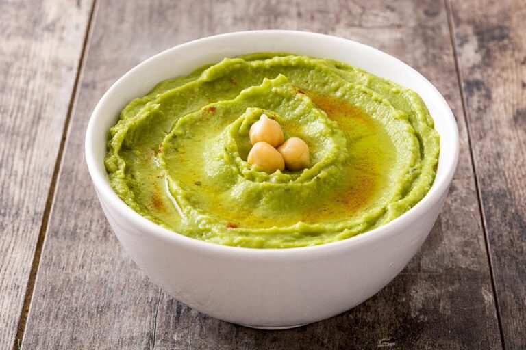 Hummus de espinacas