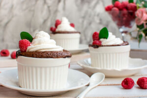 Soufflé de chocolate
