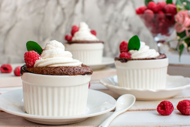 Soufflé de chocolate