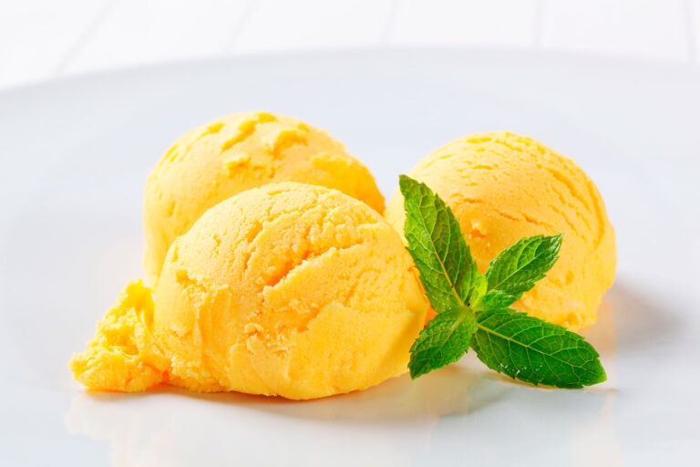 Helado de naranja